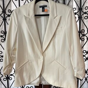 INC International Concepts Off-White Blazer